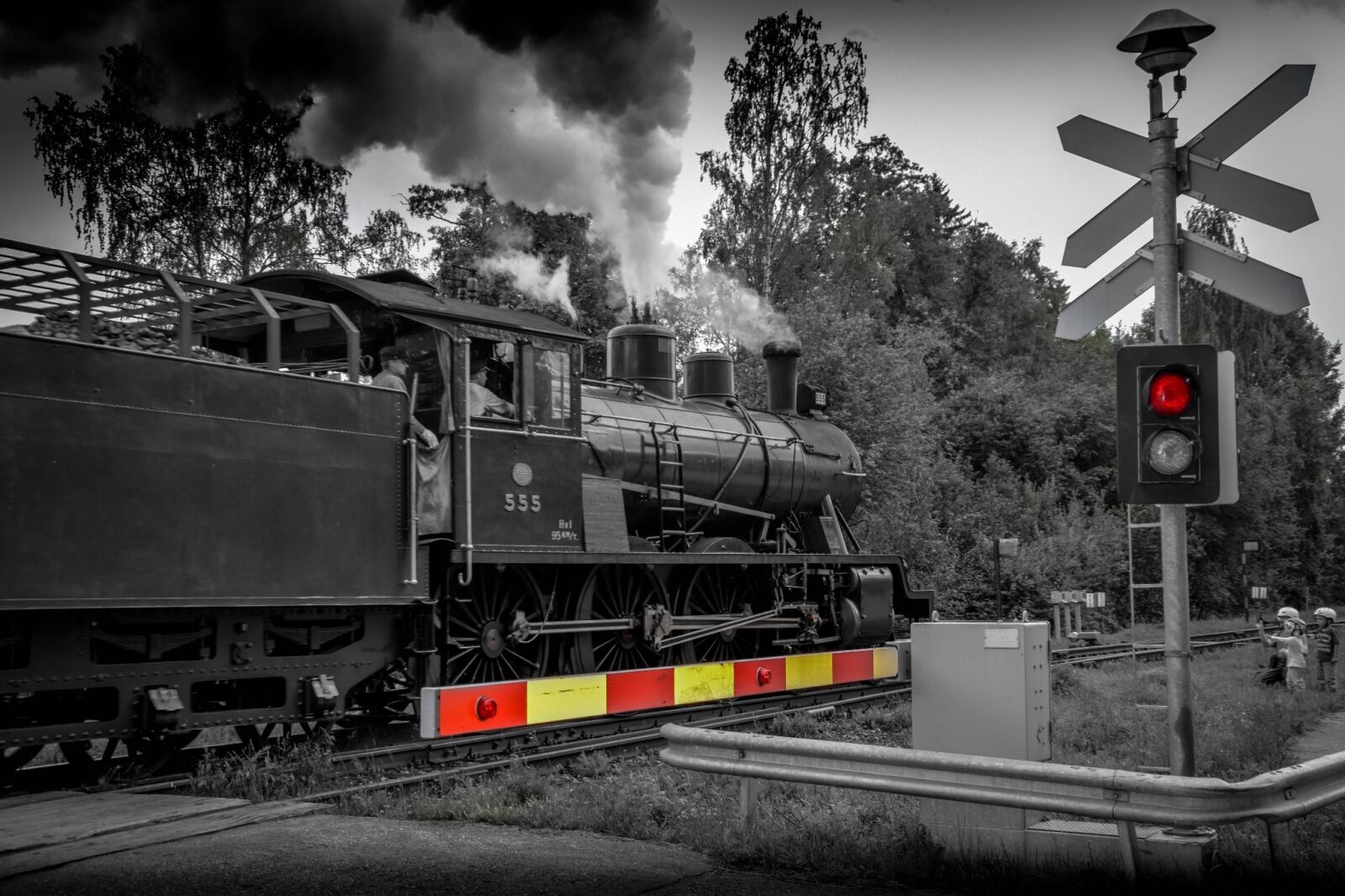 Nikon D3300 sample photo. Steam train, train, black photography