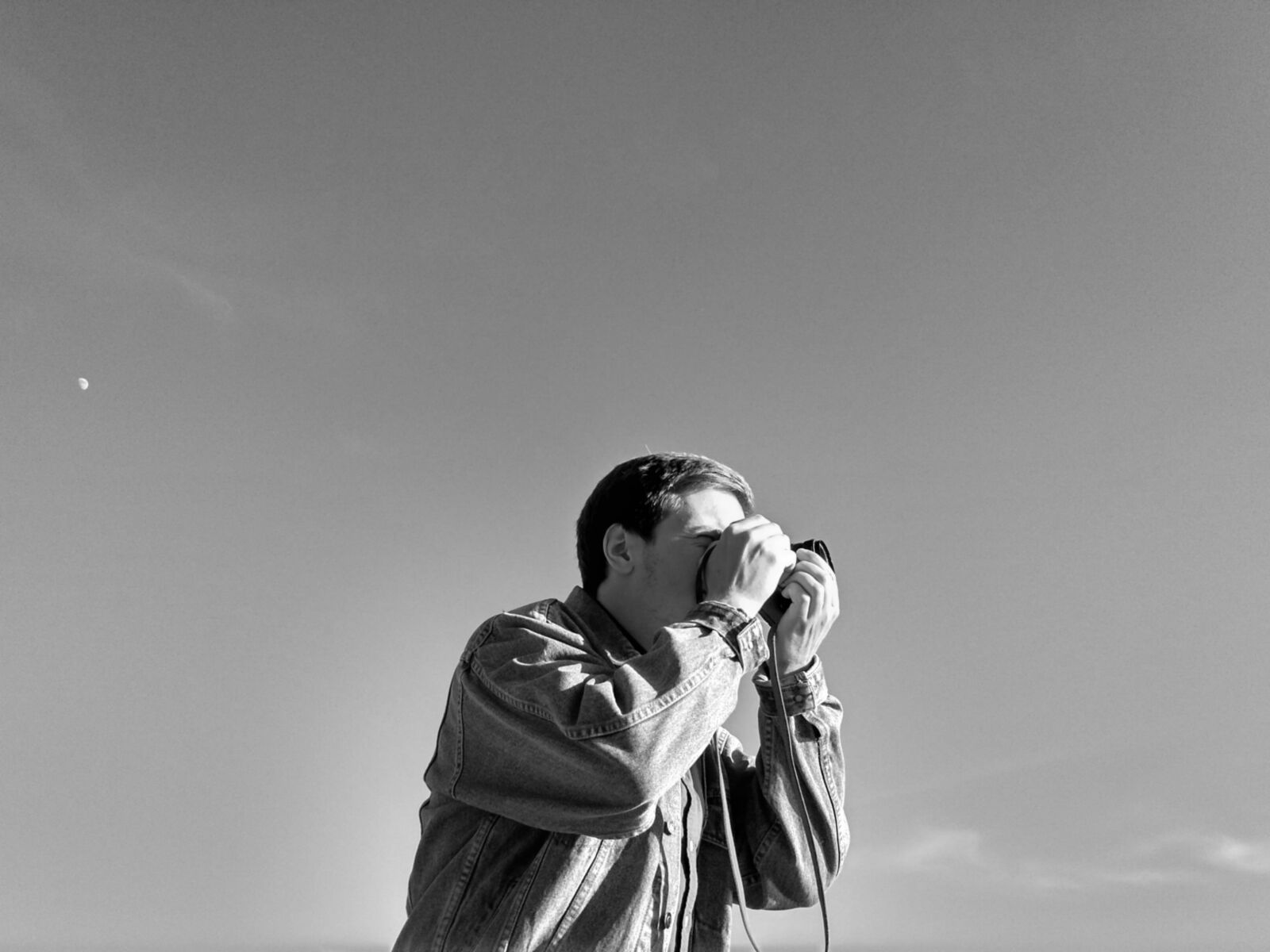 Xiaomi Redmi 3S sample photo. Photographer, bw, guy photography