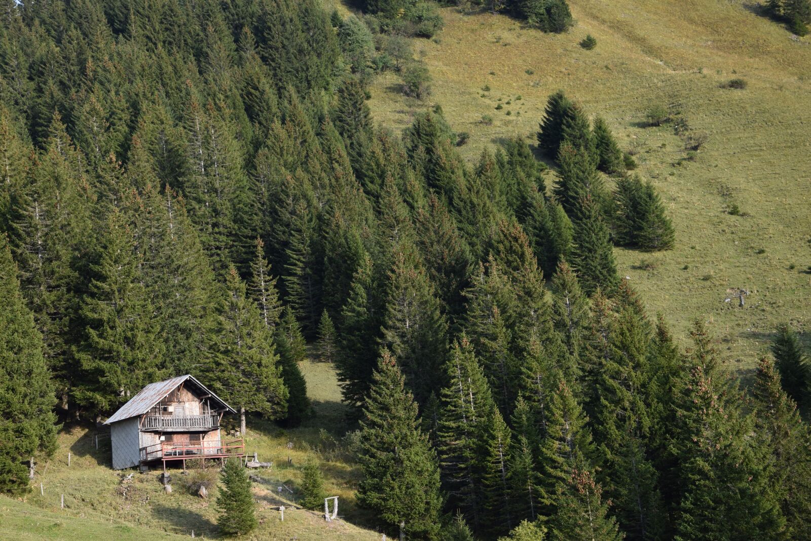 Nikon D5300 sample photo. Chalet, mountain, meadow photography