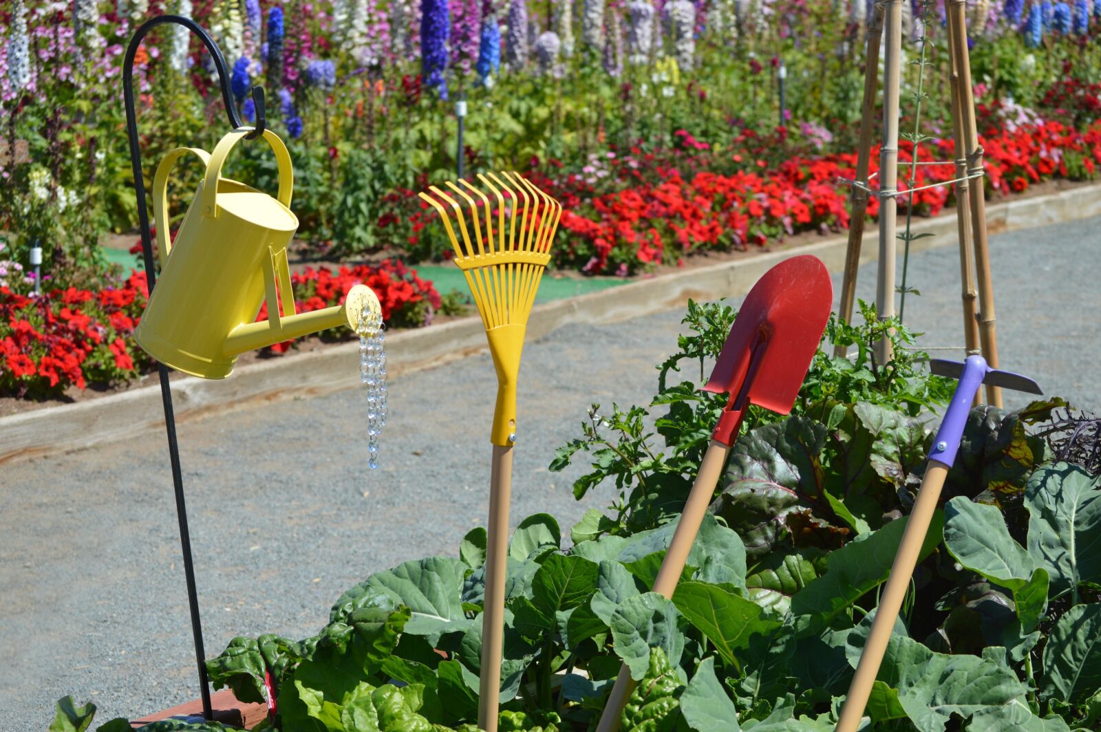 Nikon D3200 sample photo. Garden, garden tools, watering photography
