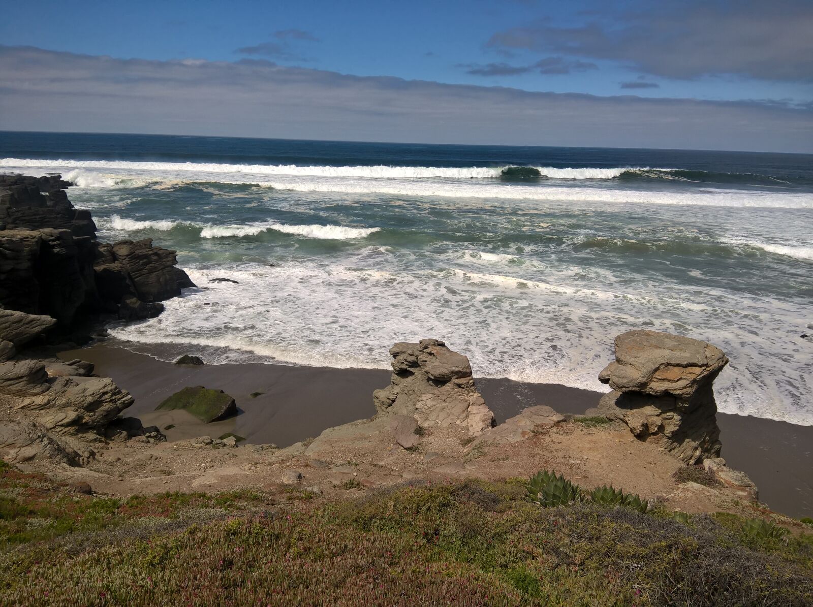 Microsoft Lumia 640 XL sample photo. Beach, cloud, sea photography