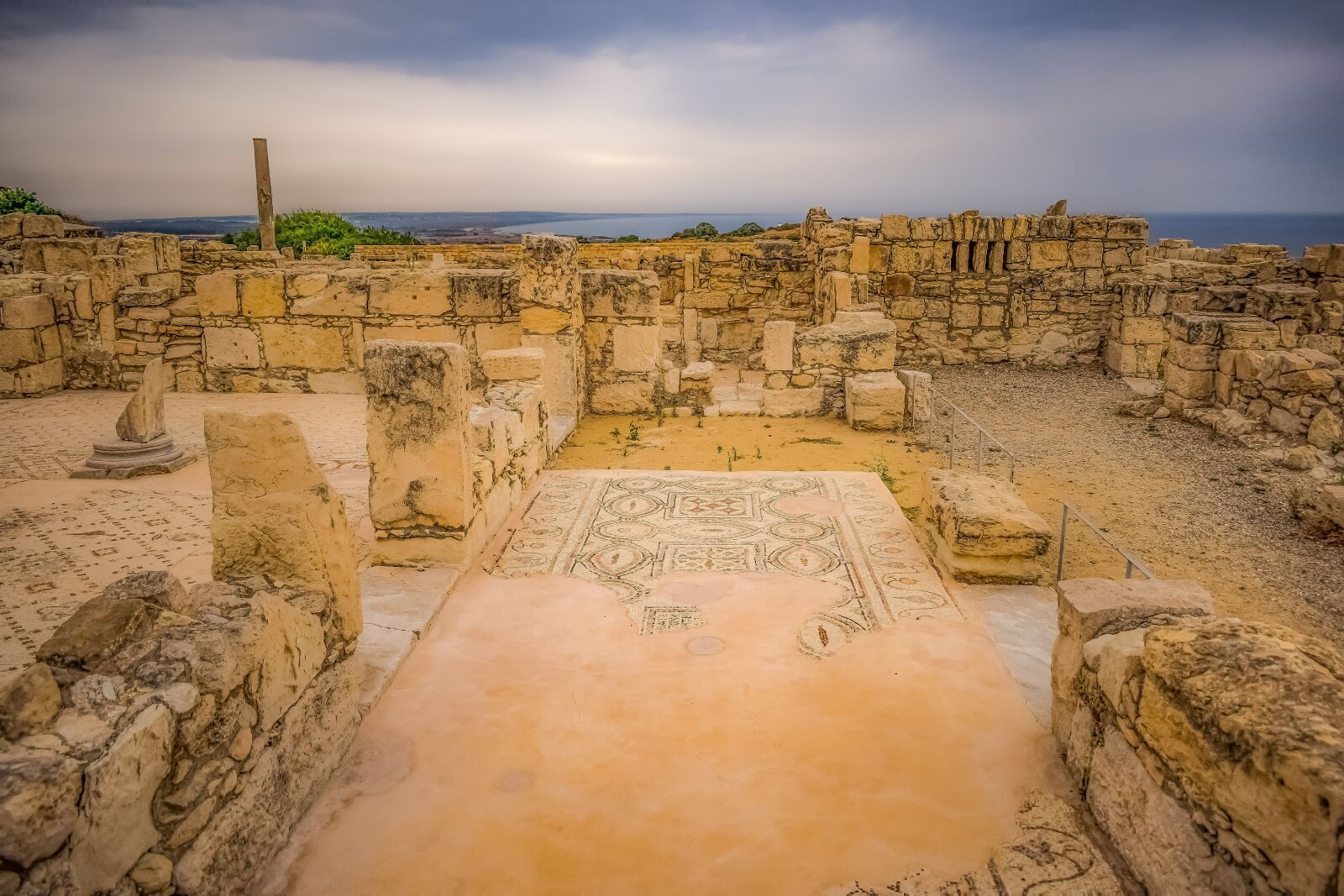 Nikon D3300 sample photo. Cyprus, kourion, mosaic photography