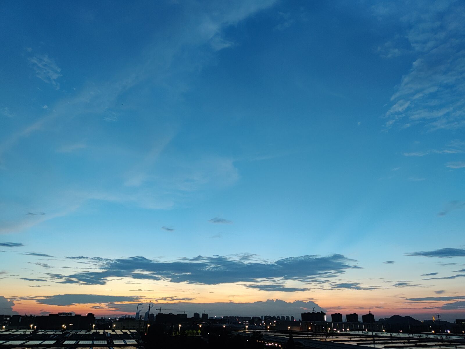 OnePlus HD1900 sample photo. Manufacturing, sunset, sky photography