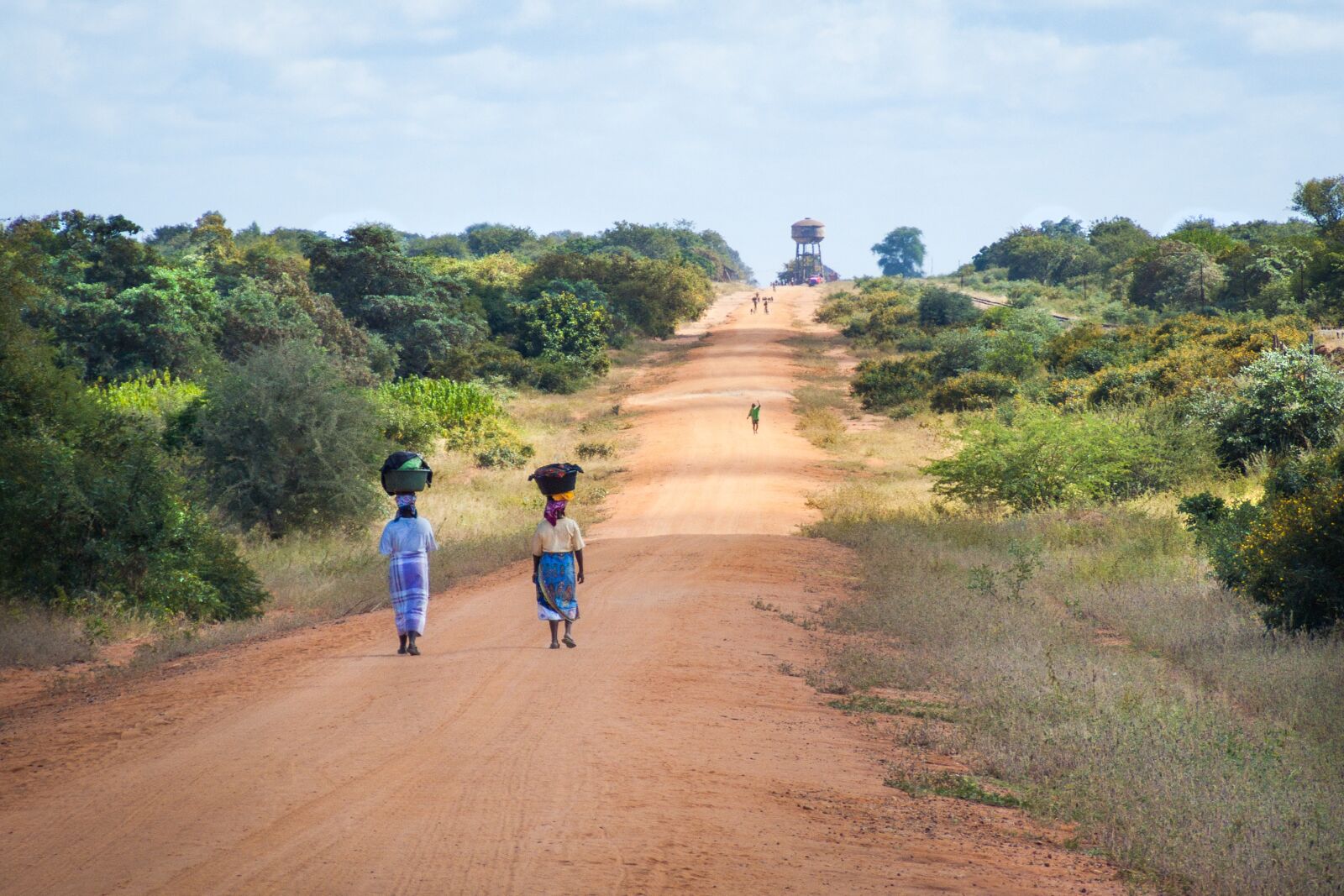 Fujifilm FinePix S9500 sample photo. African women walking along photography