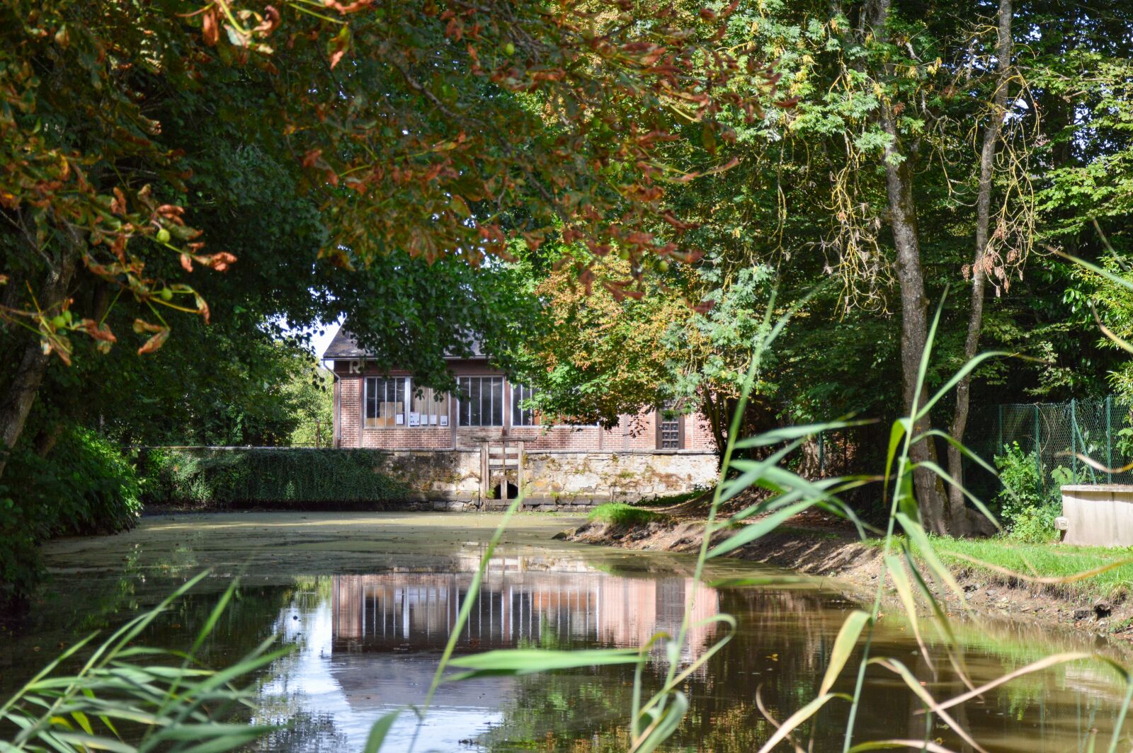 Nikon D3200 sample photo. Landscape, reflection, house photography