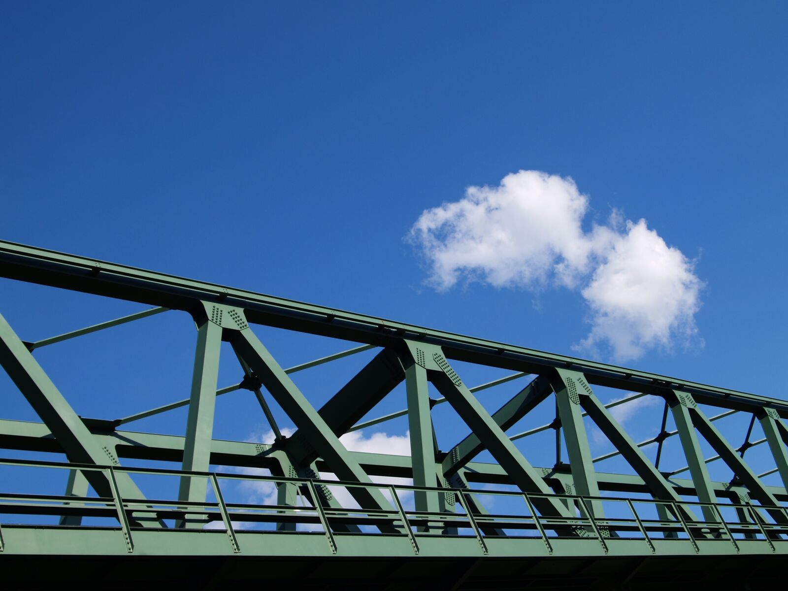 Olympus E-330 (EVOLT E-330) sample photo. Bridge, metal, architecture photography