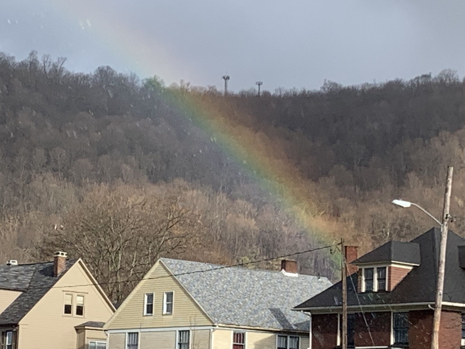 iPhone XR back camera 4.25mm f/1.8 sample photo. Rainbow, johnstown, pennsylvania photography