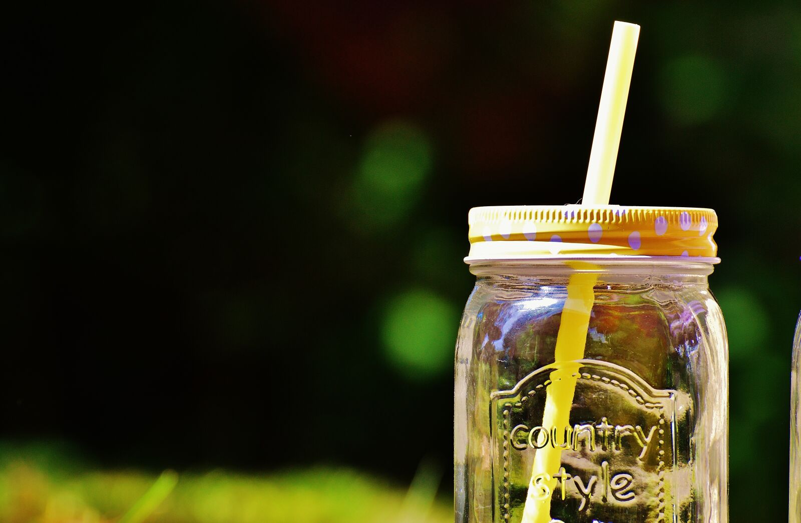 Nikon D3200 sample photo. Trinkglas summer, color, straw photography