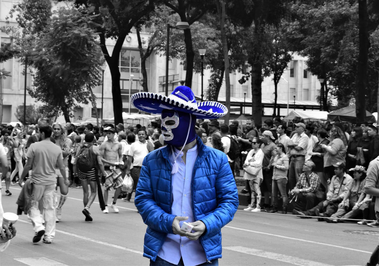 Nikon D5300 sample photo. Fighter, mexico, blue photography