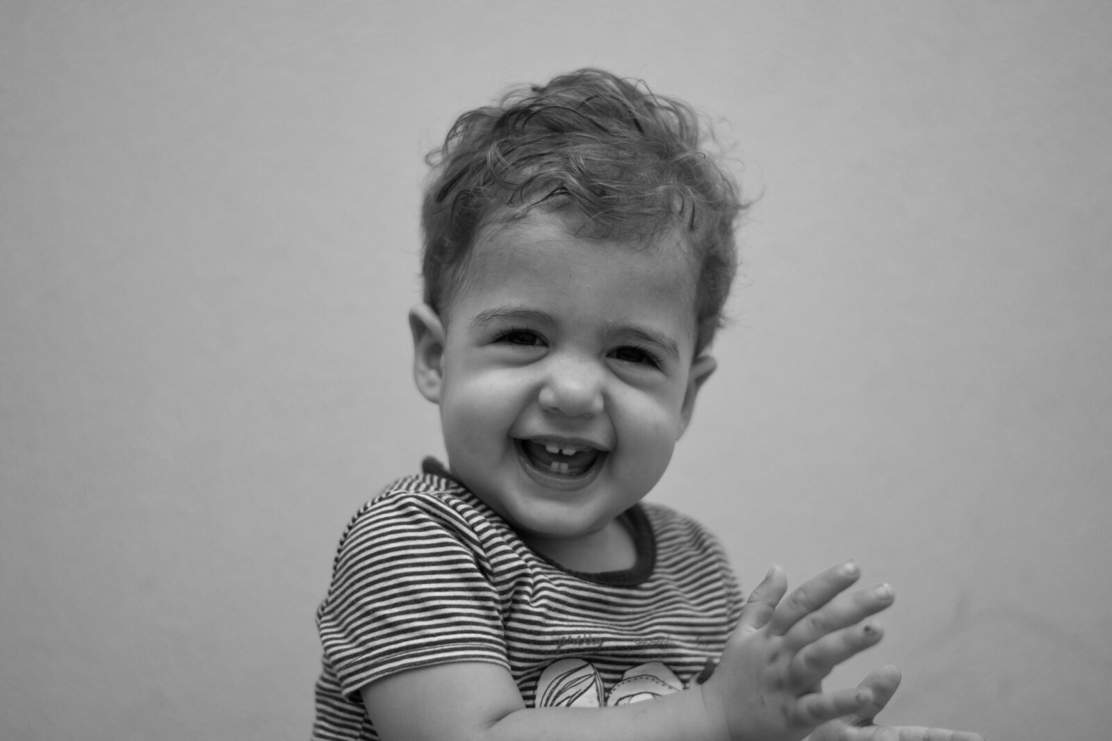 Nikon D5500 sample photo. Baby, black, and, white photography