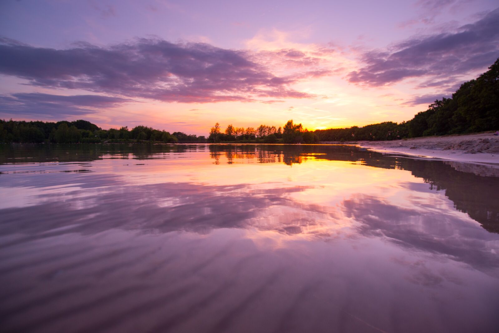 Nikon D610 sample photo. Water, sunset, reflection photography