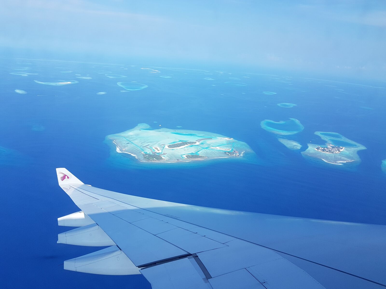 Samsung Galaxy S7 Edge sample photo. Maldives, flight, island photography