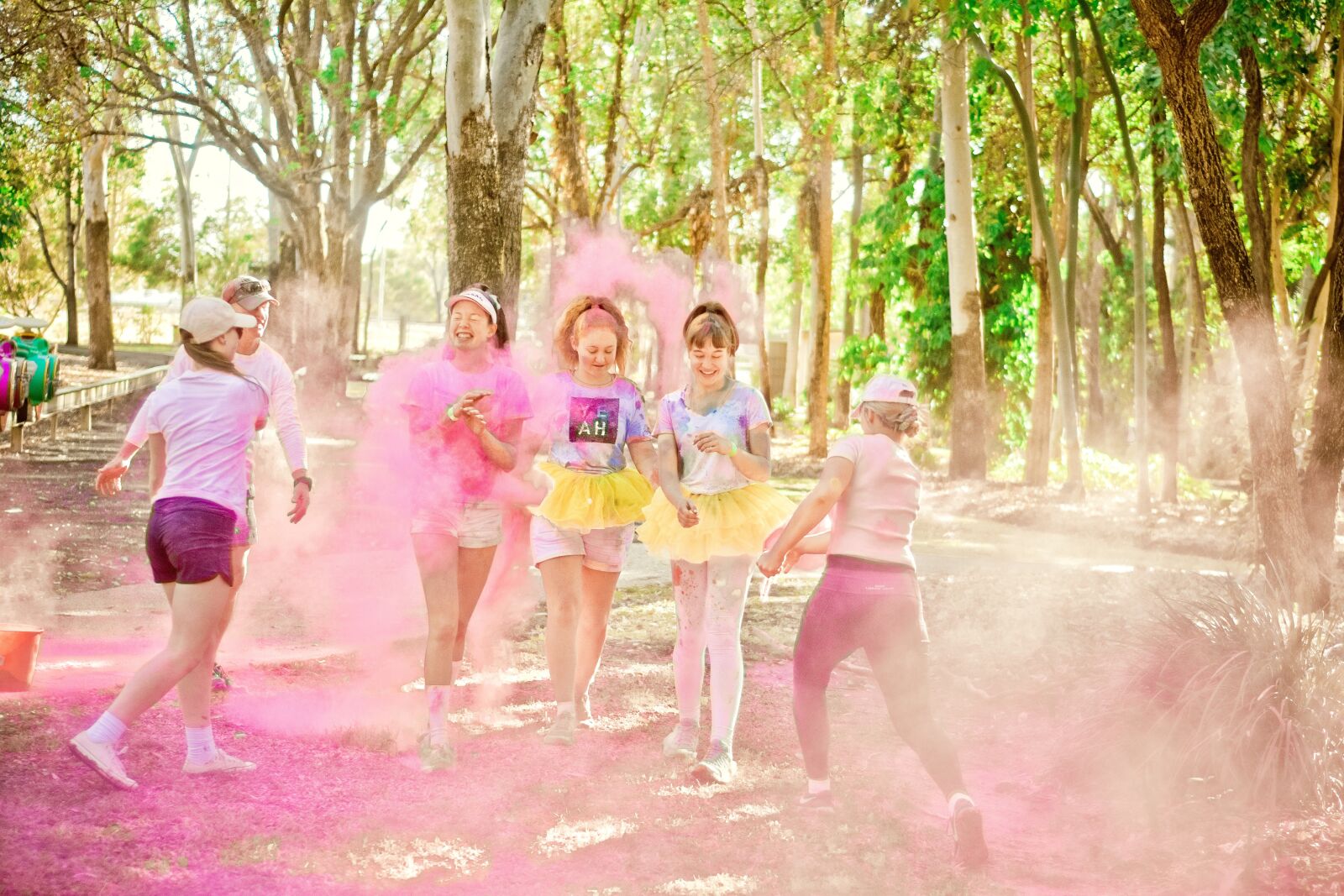 Nikon D7100 sample photo. The color run, colorful photography