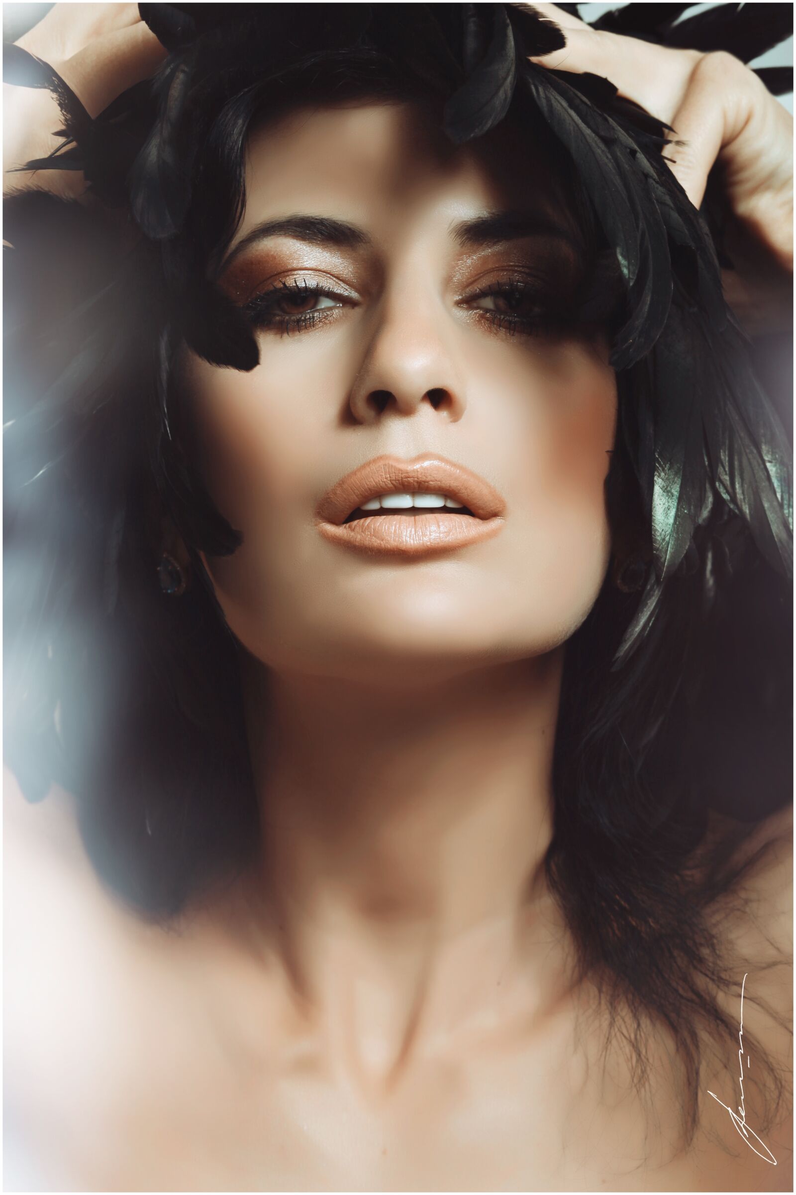 Canon EOS 5D Mark II sample photo. Face, model, portrait photography