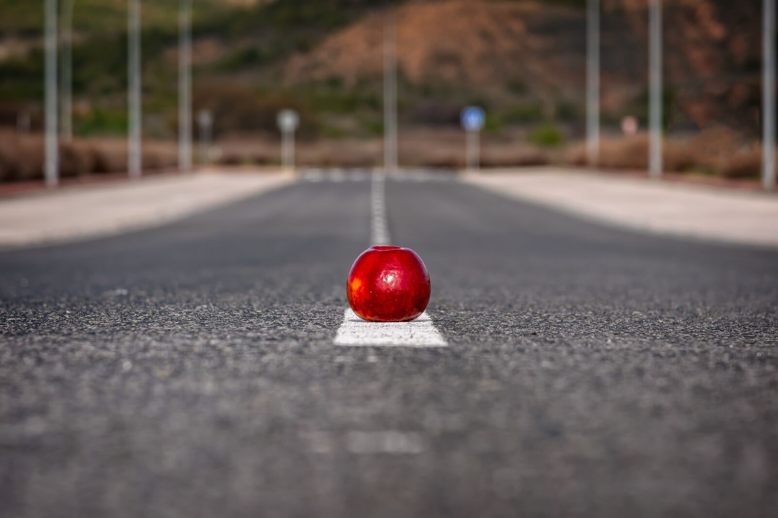 Nikon D3300 sample photo. Apple, red, crisp photography