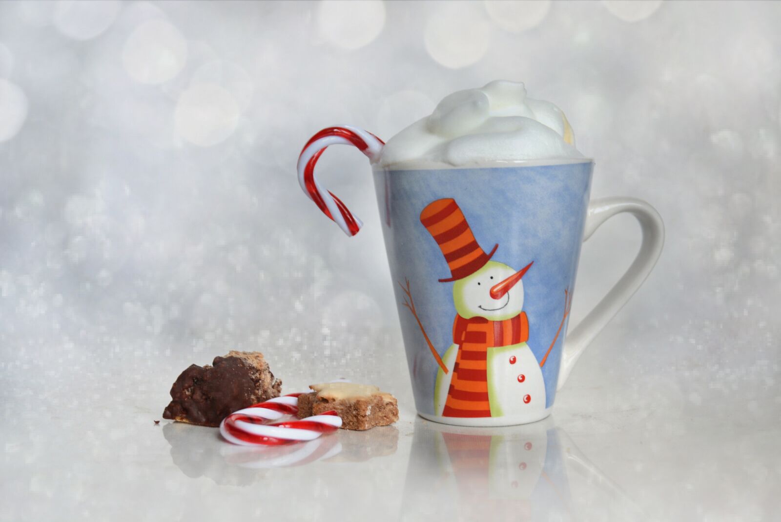 Nikon D7100 sample photo. Christmas, cup, bokeh photography
