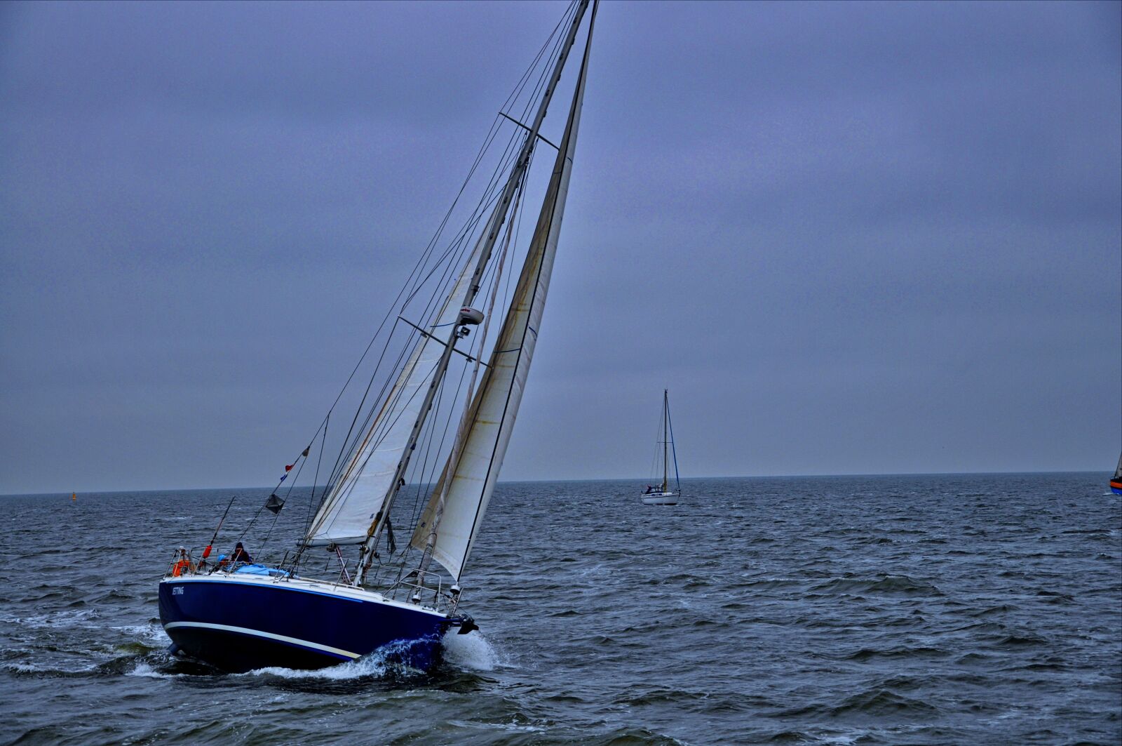 Nikon D90 sample photo. Sea, boat, blue photography