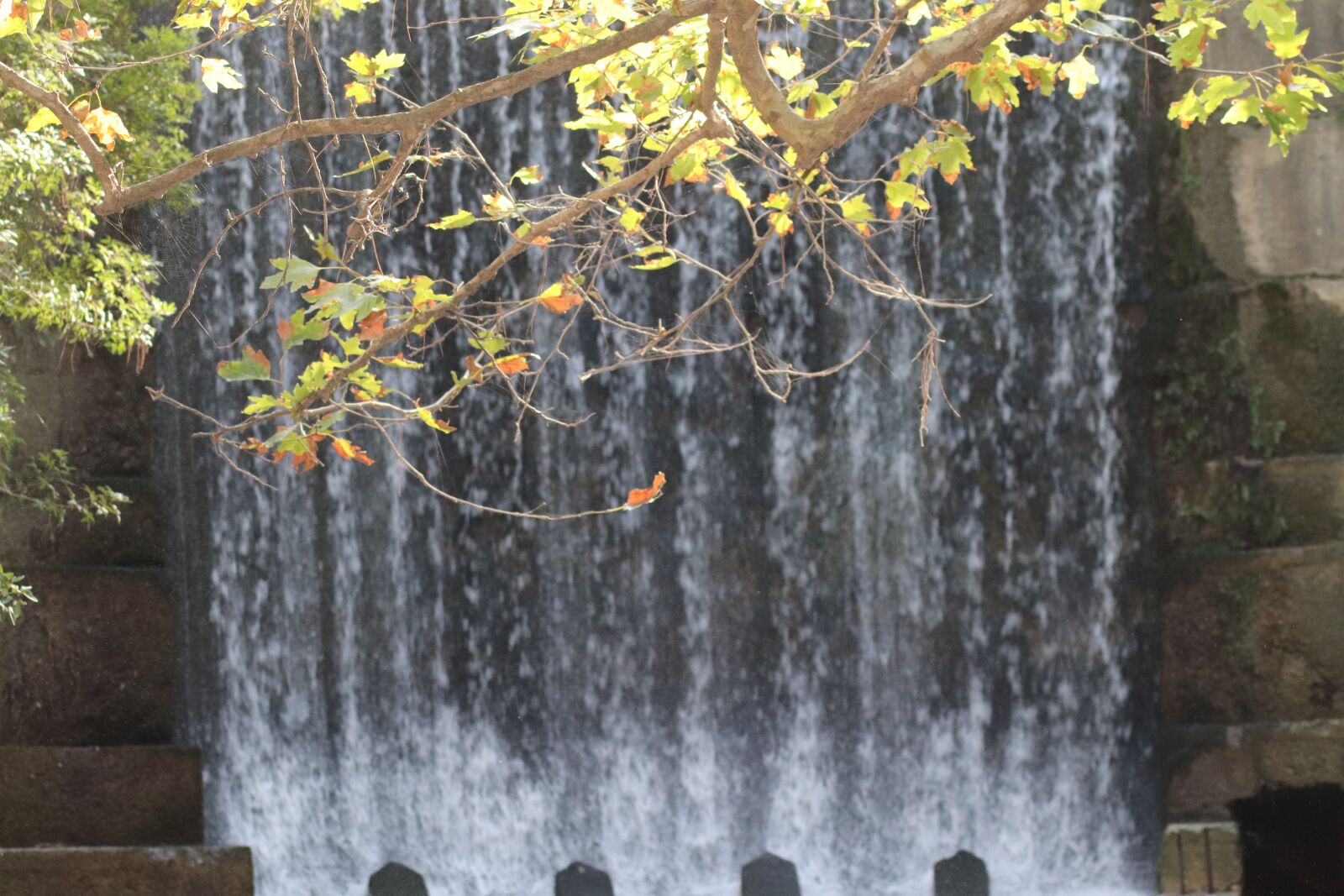 Canon EOS 200D (EOS Rebel SL2 / EOS Kiss X9) sample photo. Rhodes, swell, waterfall photography
