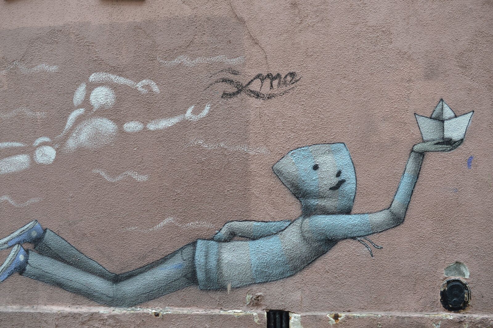 Nikon D3200 sample photo. Graffiti, wall, urban art photography
