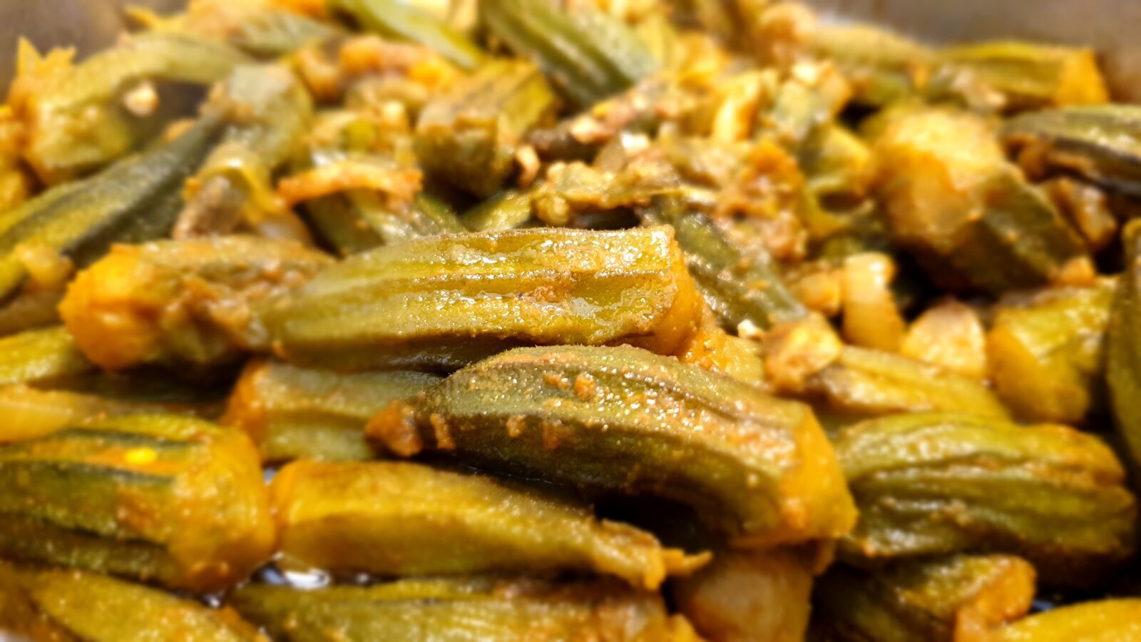 Samsung Galaxy S9 sample photo. Okra fry, okra, lady photography