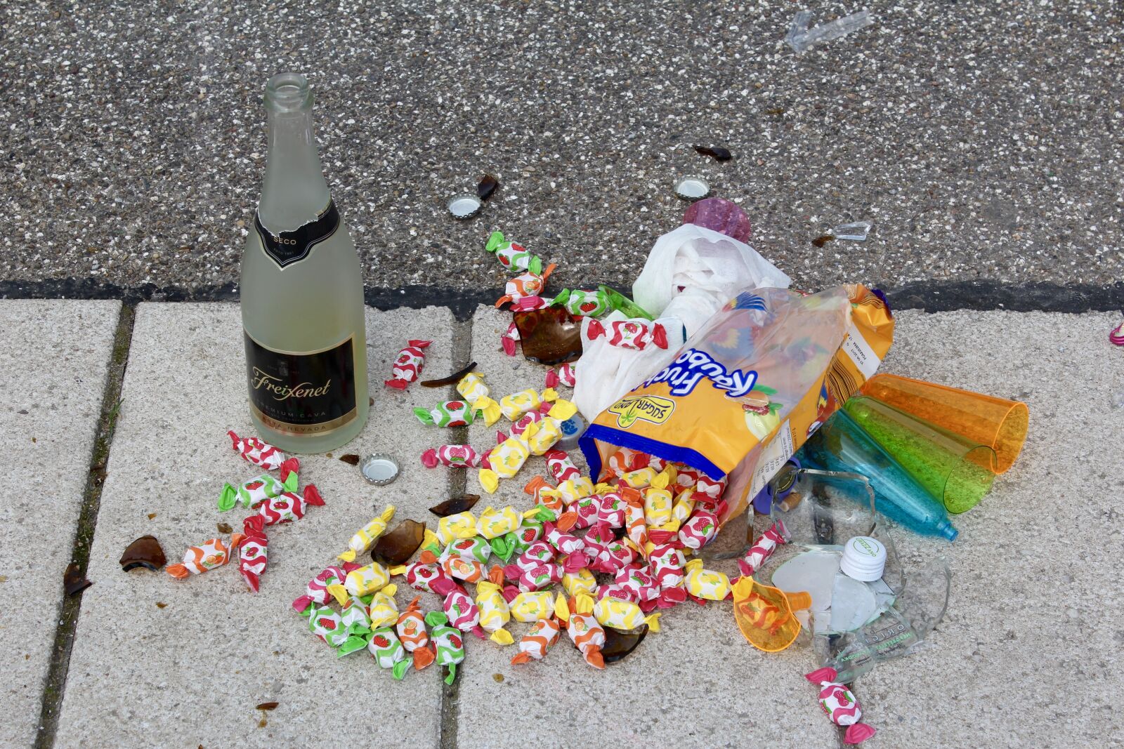 Canon EOS 600D (Rebel EOS T3i / EOS Kiss X5) sample photo. Garbage, party, dirt photography
