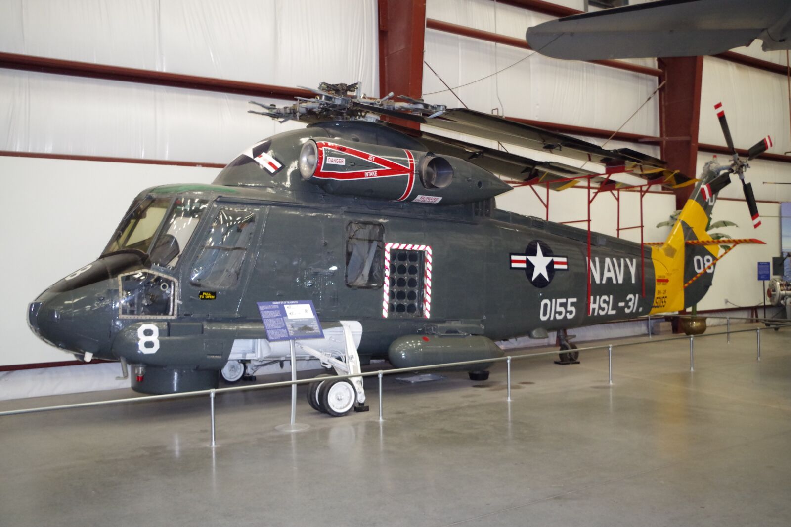 Pentax K-S1 sample photo. Helicopter, navy, museum photography