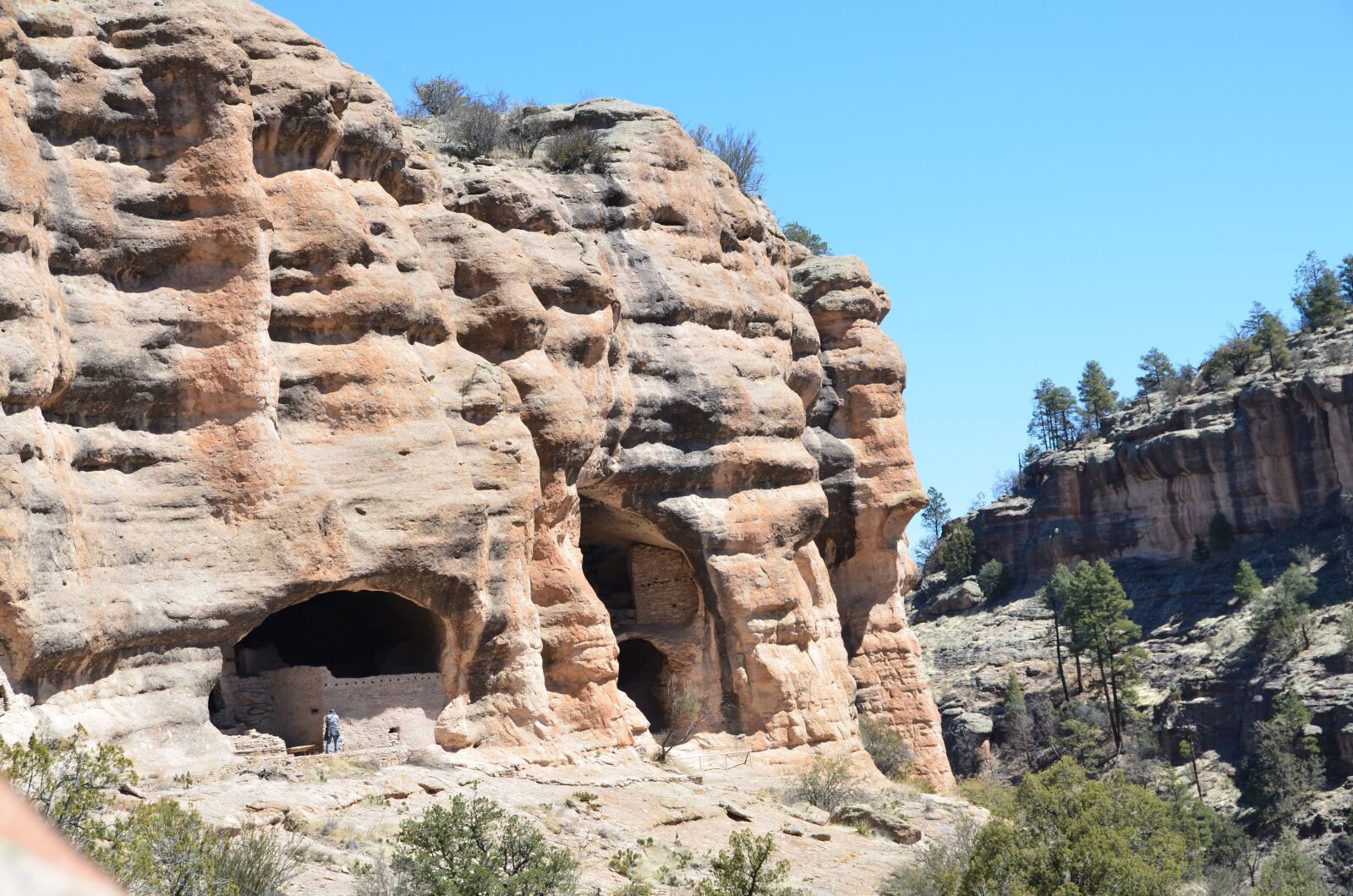 Nikon D7000 sample photo. New mexico, cliff dwelling photography