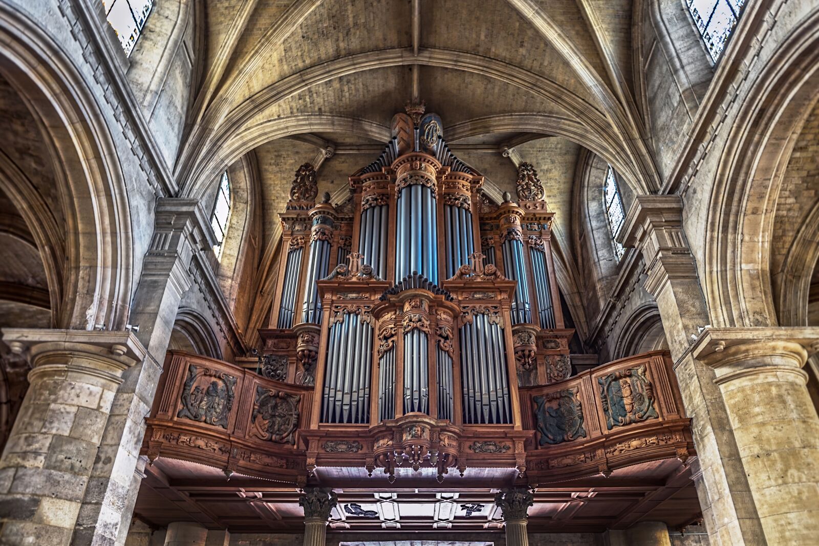 Canon EOS 6D sample photo. Pipe organ, church, notre photography