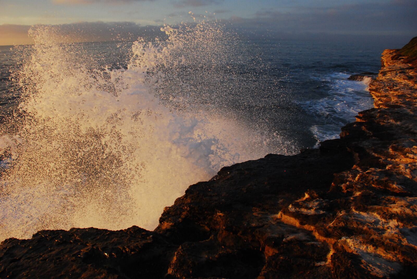 Nikon D80 sample photo. Water, cliff, nature photography