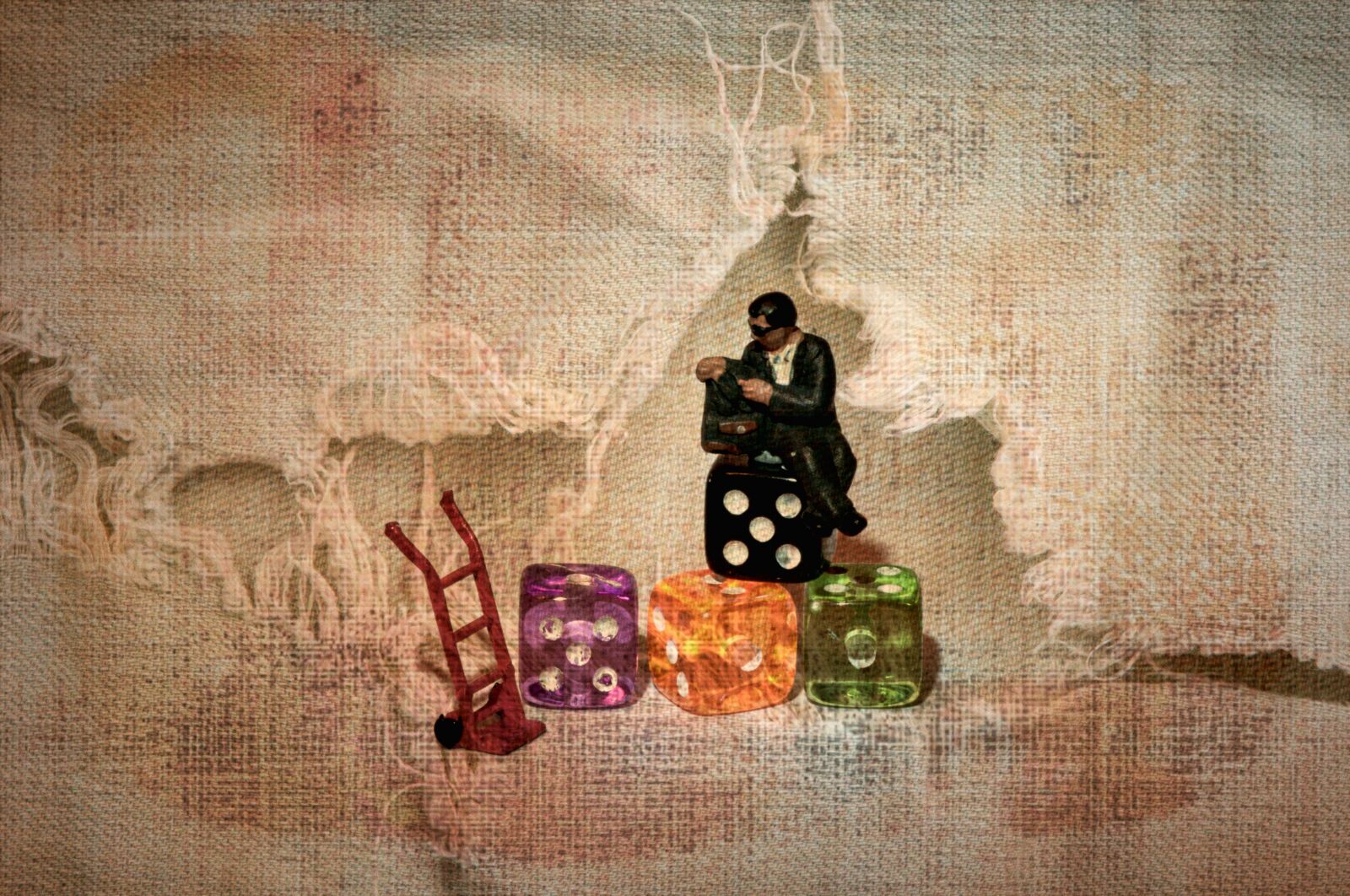 Nikon D300S sample photo. Texture, dice, macro photography