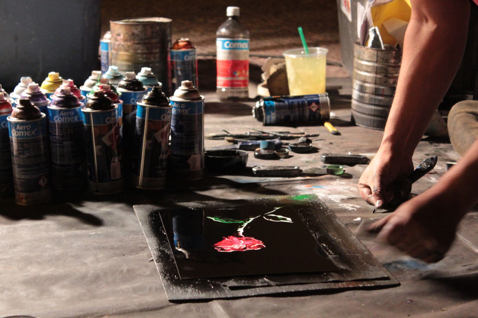 Canon EOS 600D (Rebel EOS T3i / EOS Kiss X5) sample photo. Aerosol, paint, street, art photography