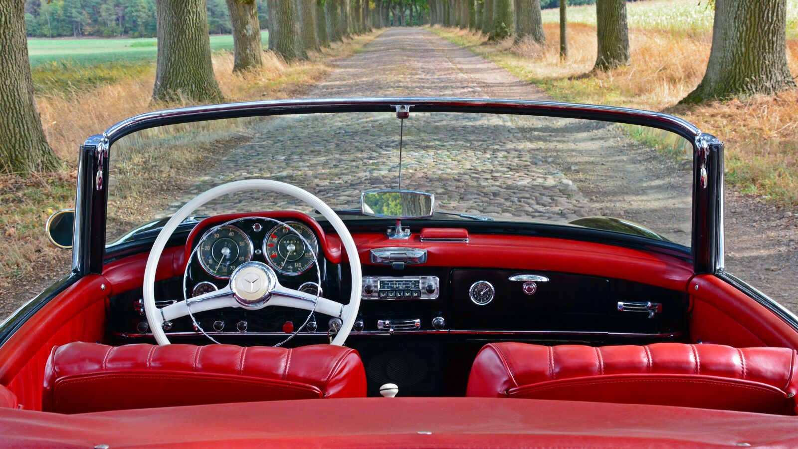 Nikon D5200 sample photo. Mercedes 190 sl, oldtimer, classic photography