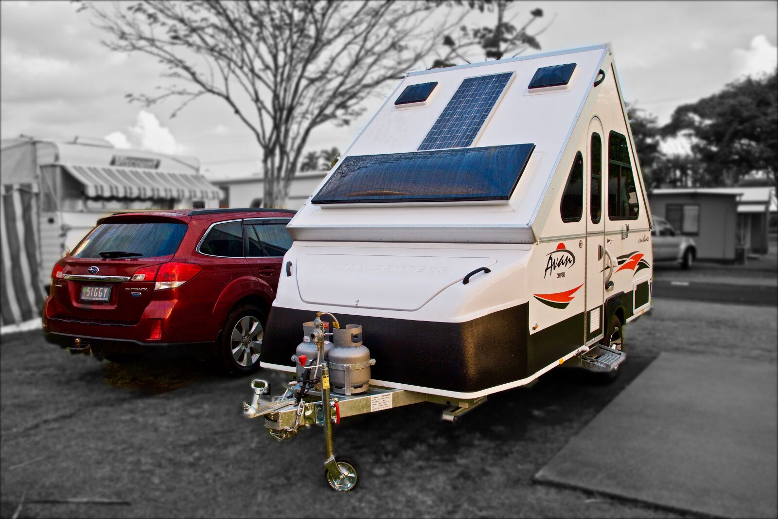 Sony E 18-135mm F3.5-5.6 OSS sample photo. Caravan, pop top, avan photography