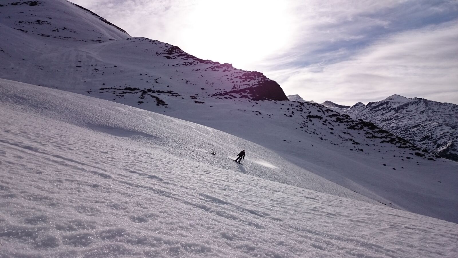 Sony Xperia Z1 Compact sample photo. Mountain, ski, sun photography