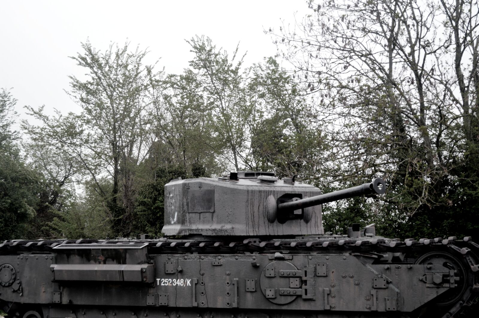Nikon D3200 sample photo. Char, tank, old photography