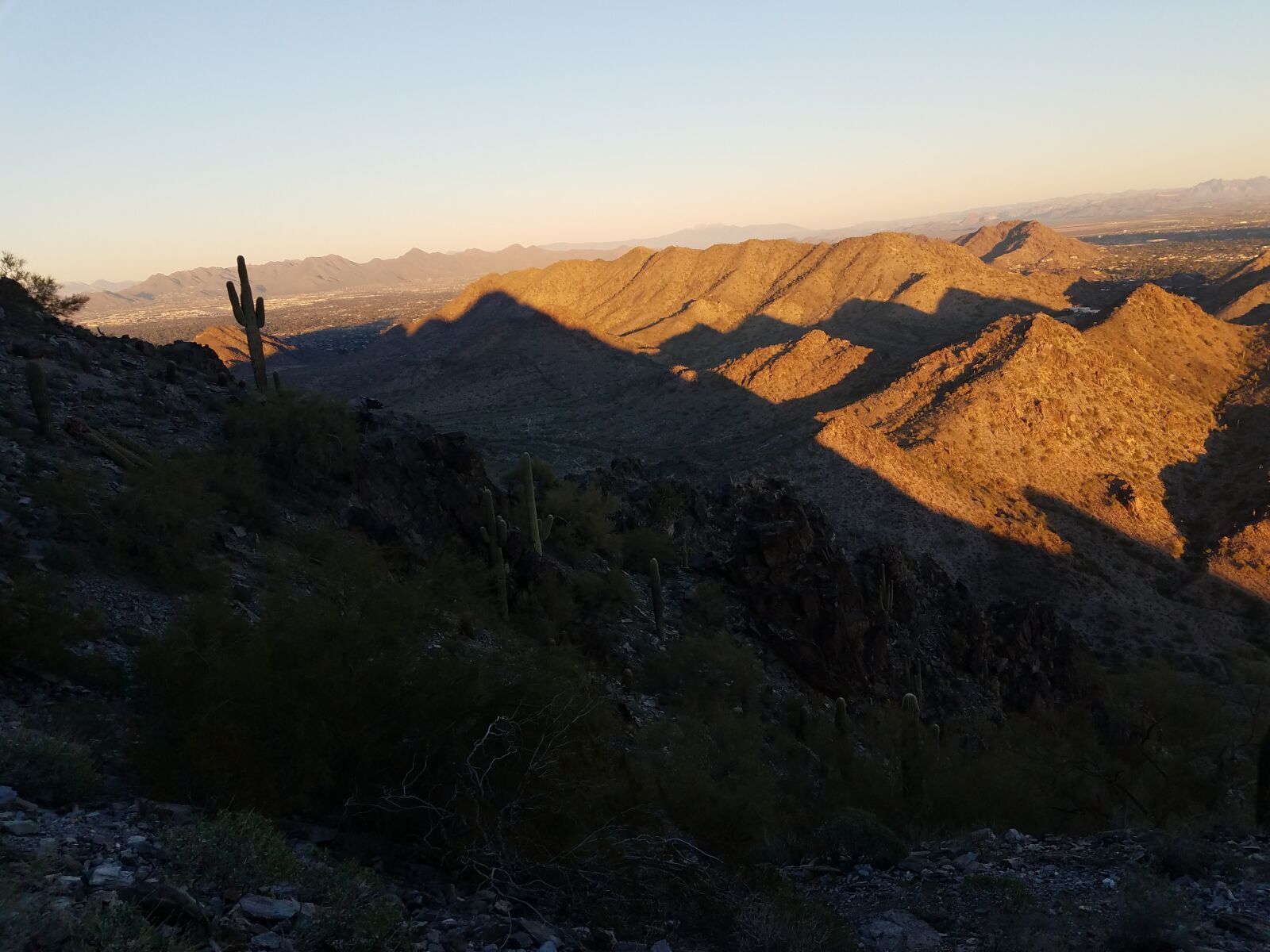 Samsung Galaxy S7 sample photo. Arizona, desert, sun, set photography