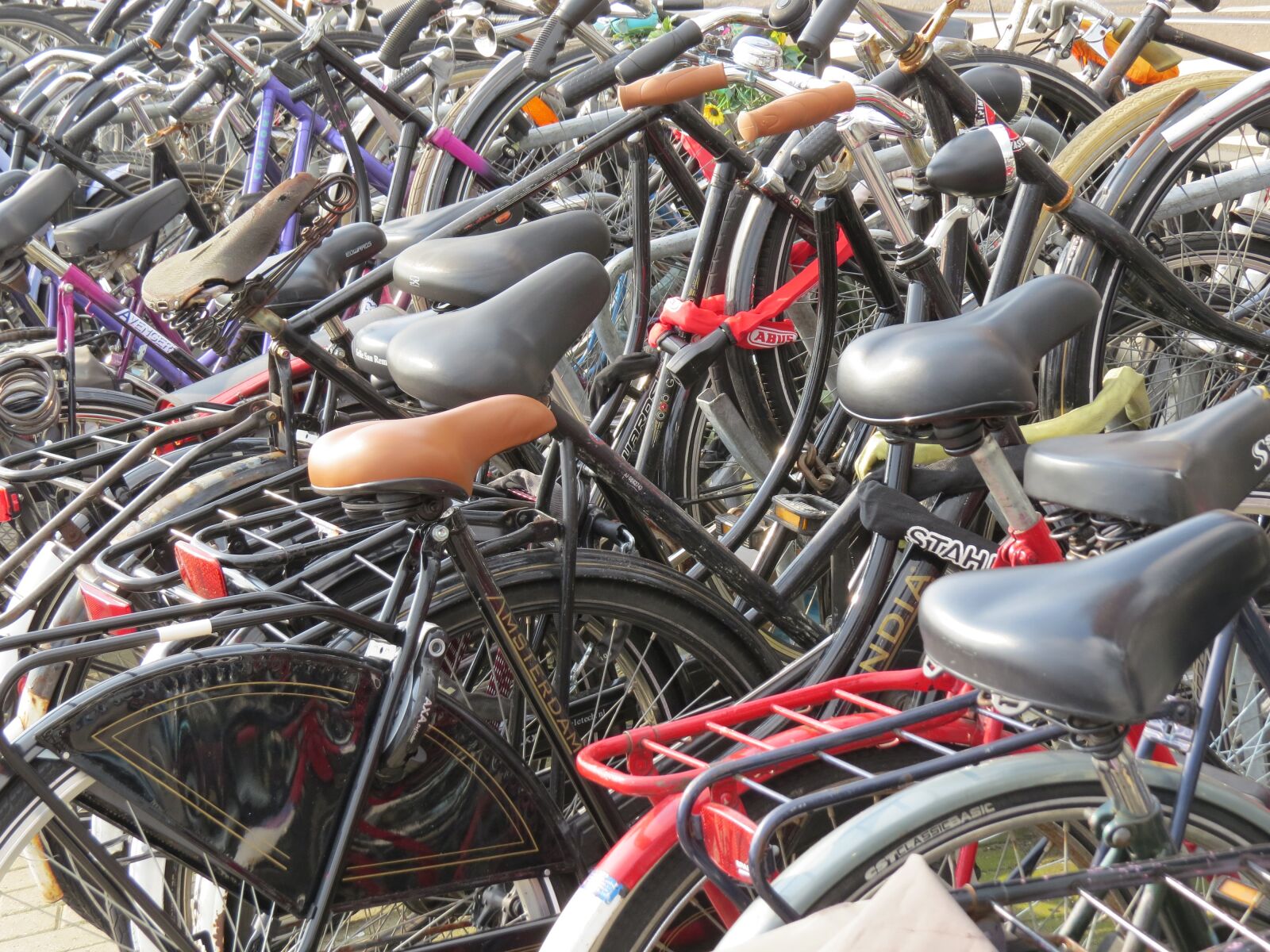 Canon PowerShot SX50 HS sample photo. Amsterdam, bicycle, parking photography