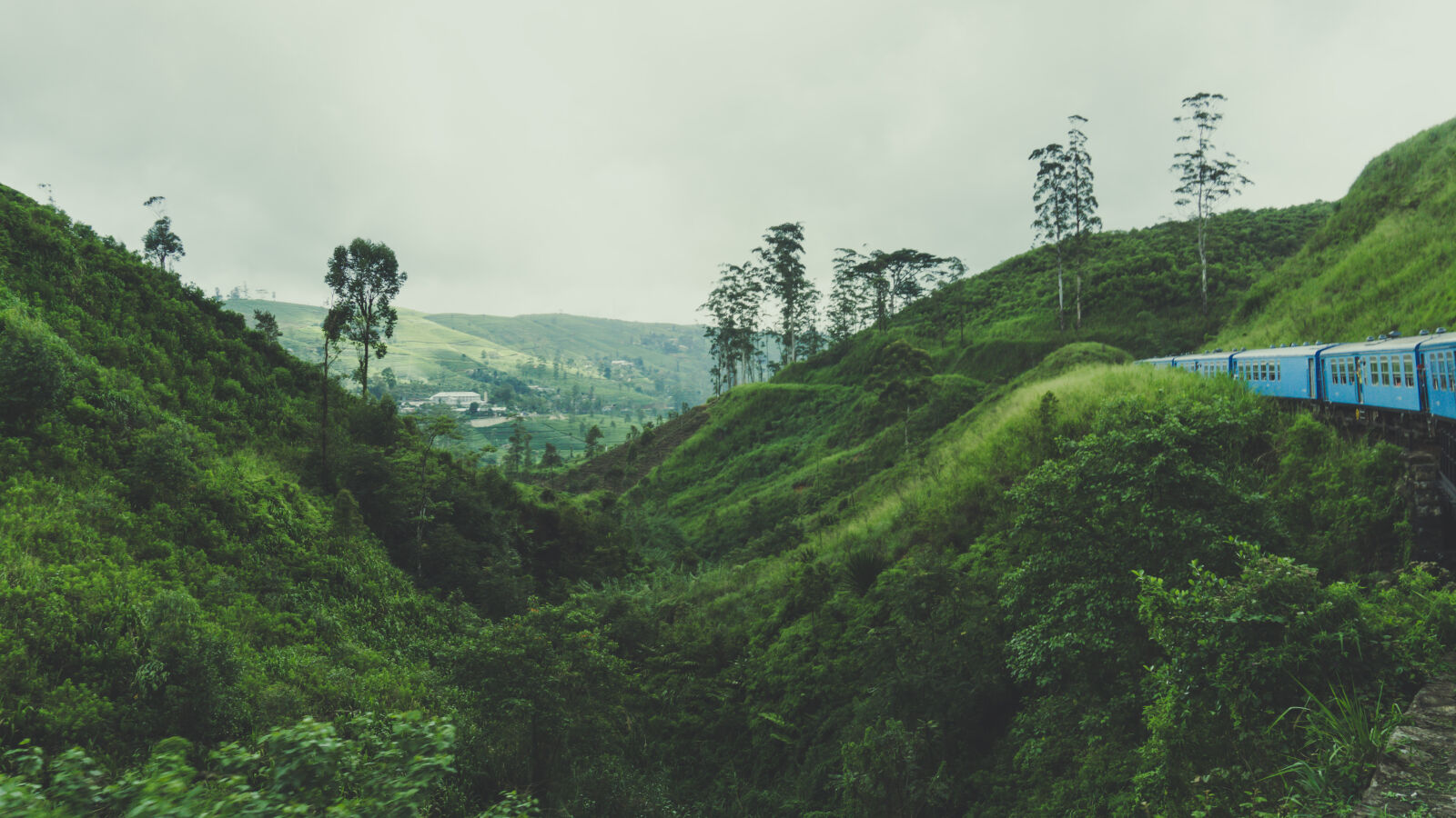 Sony E 16-50mm F3.5-5.6 PZ OSS sample photo. Mountain, sri, lanka, train photography