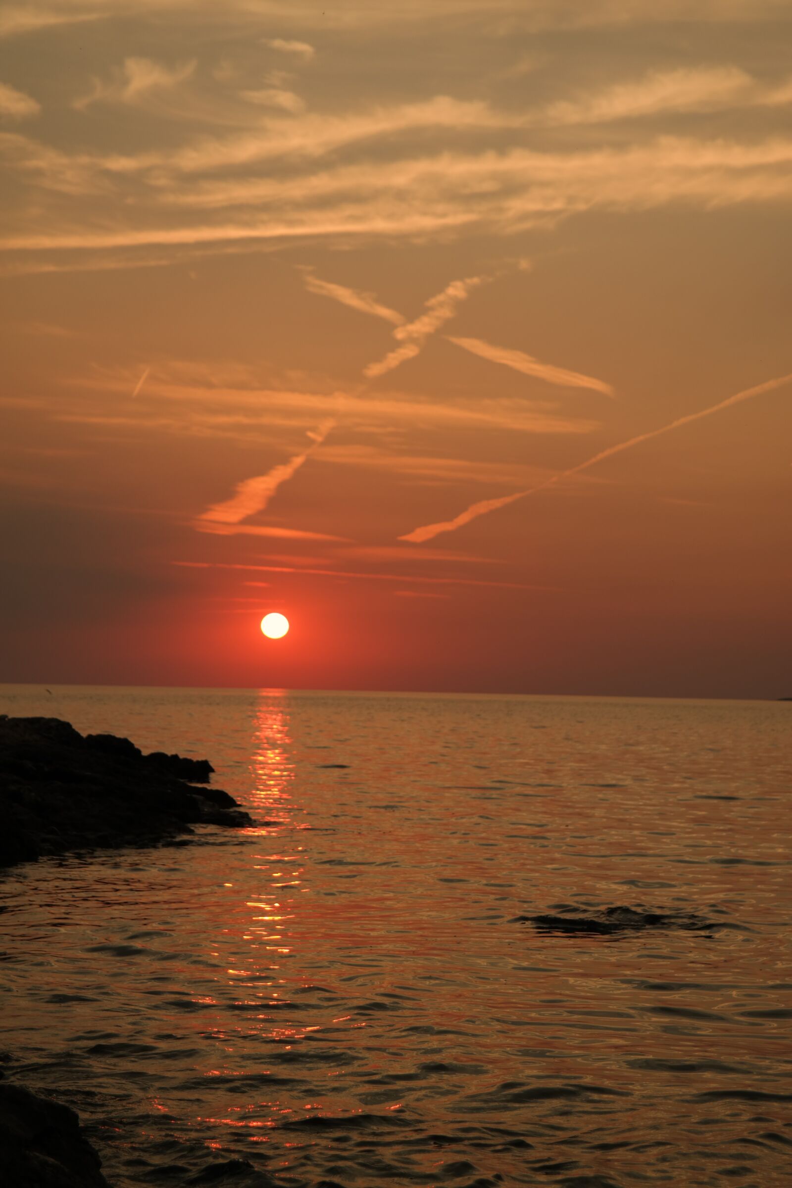 Samsung NX30 + NX 18-55mm F3.5-5.6 sample photo. Sunset, sea, abendstimmung photography