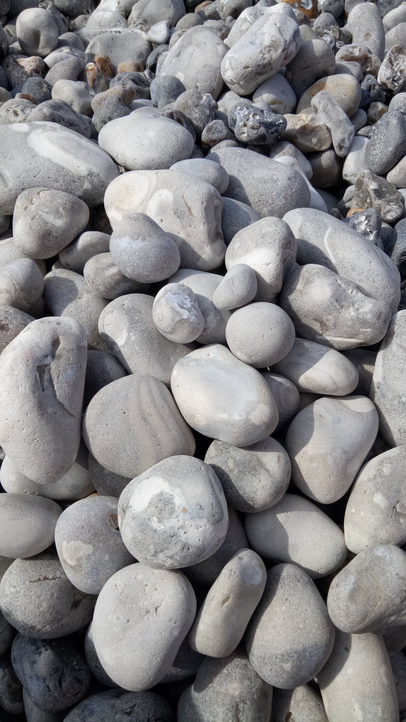 OPPO A1601 sample photo. Normandy, pebble beach, boulders photography