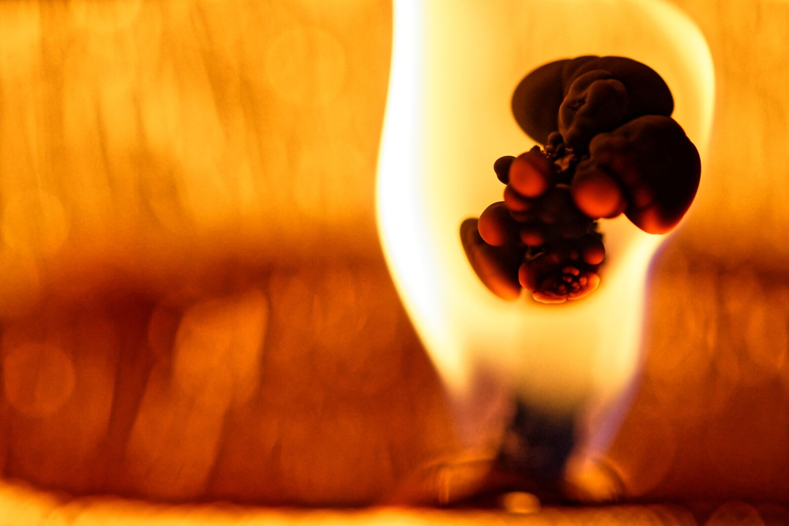 Nikon D7200 sample photo. Wick, abstract, candle photography