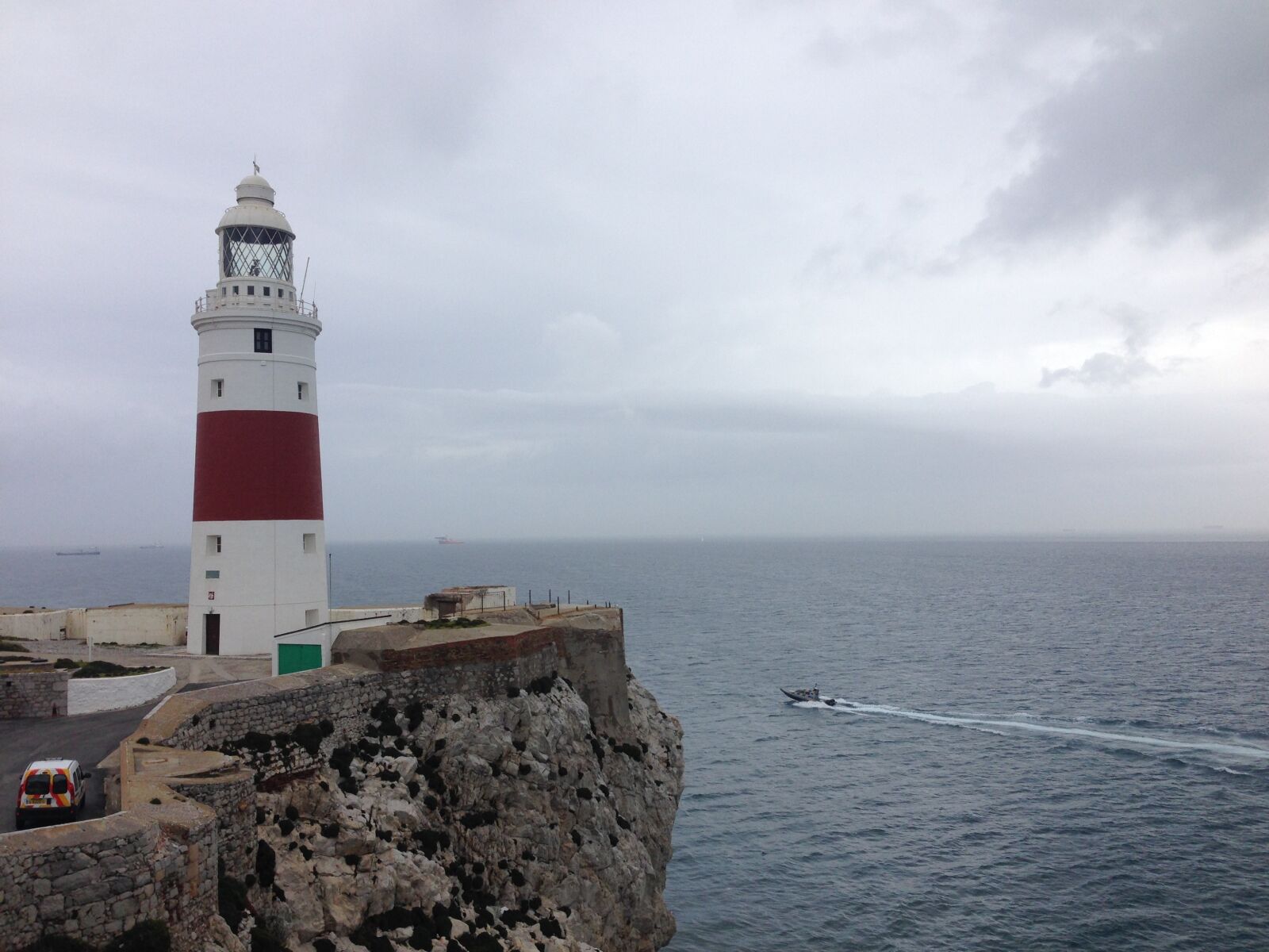 iPhone 5 back camera 4.12mm f/2.4 sample photo. Gibraltar, mediterranean, sea photography