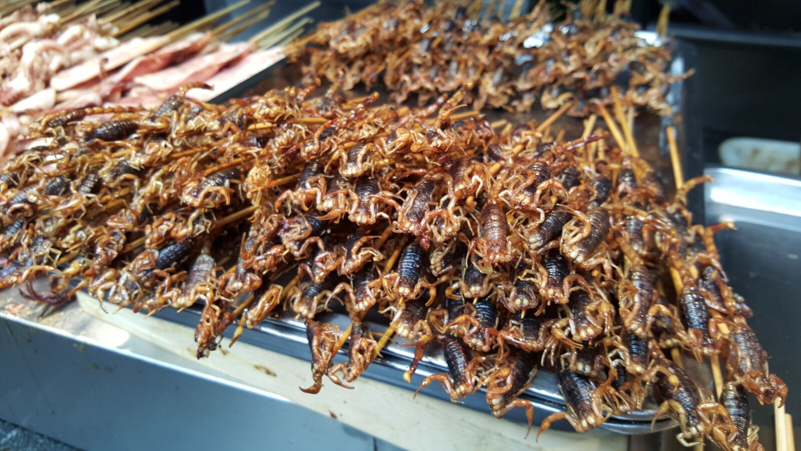Samsung GALAXY S6 edge sample photo. Scorpions, chinese food, chinese photography
