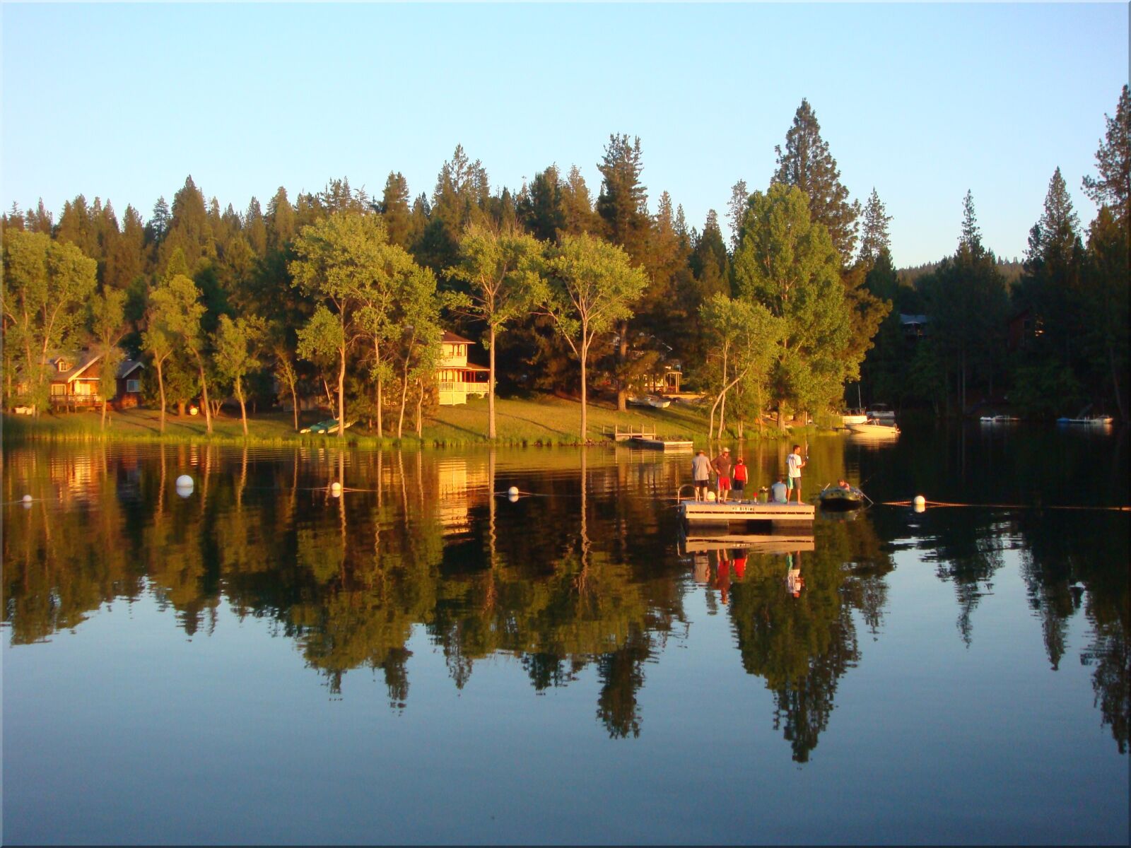 Sony DSC-T70 sample photo. Lake, trees, nature photography