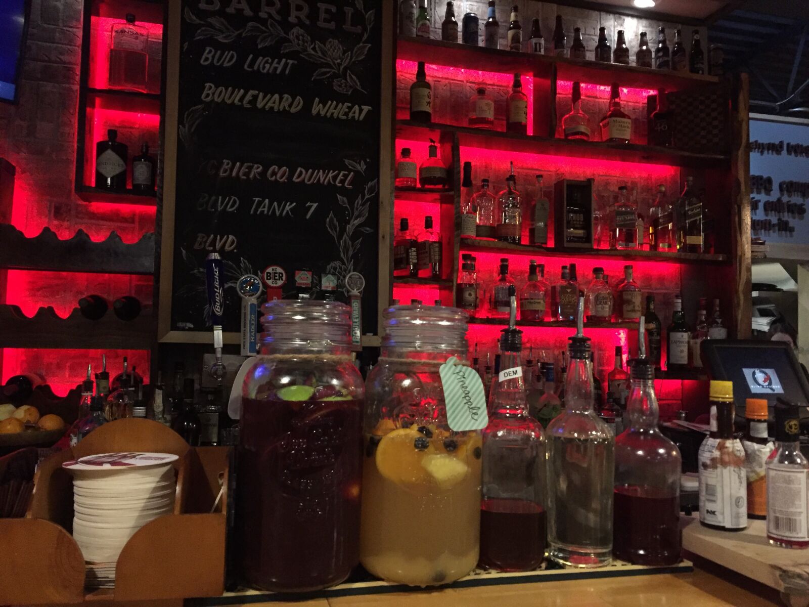 Apple iPhone 6 sample photo. Bar, red photography