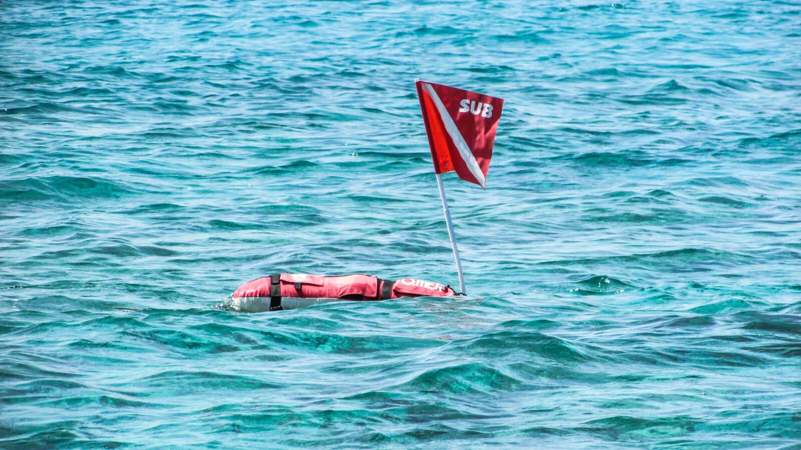 Canon PowerShot SX400 IS sample photo. Buoy, flag, red photography
