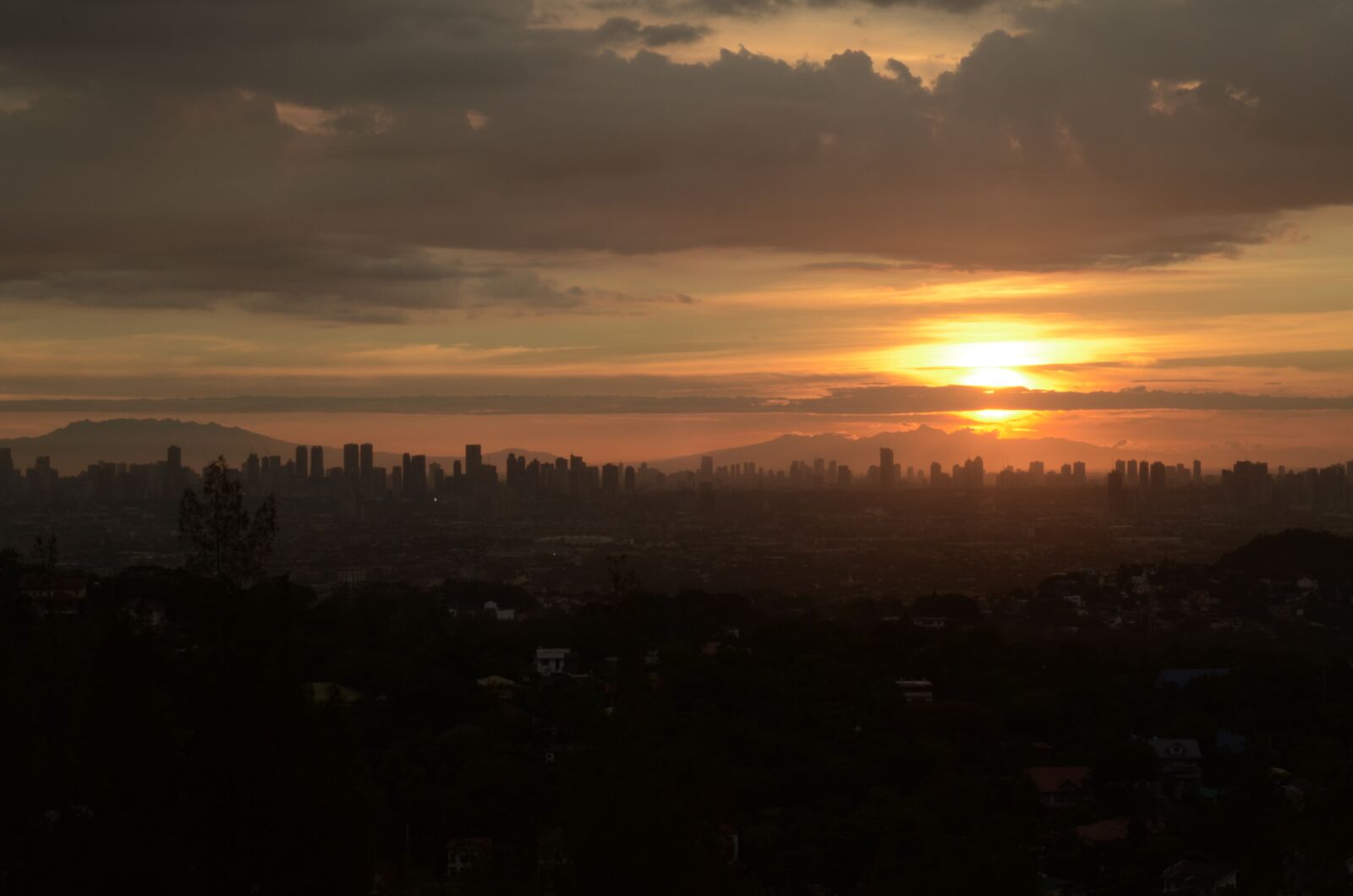 Nikon D5100 sample photo. Manila, skyline, sunset photography