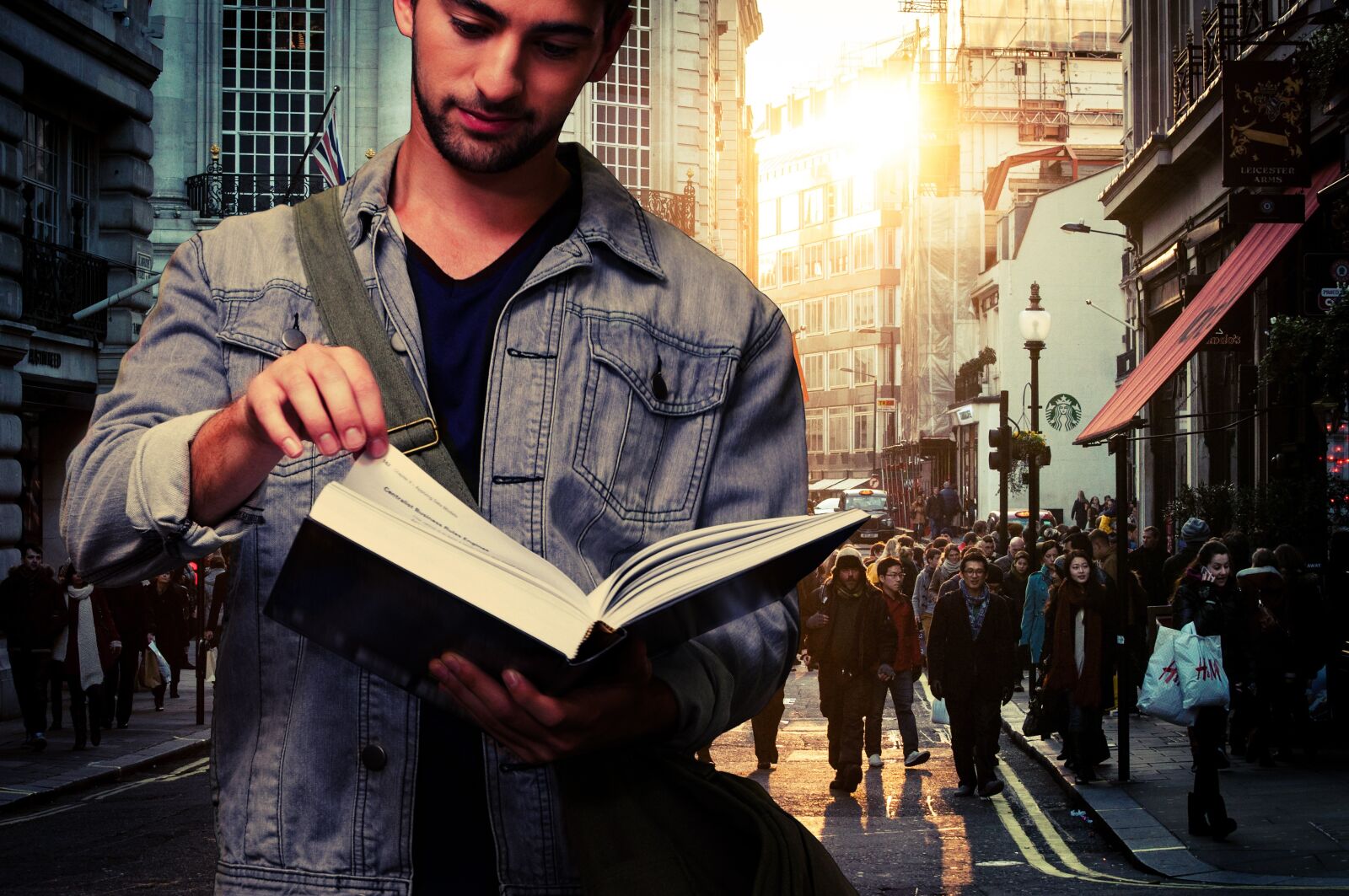 Nikon D90 sample photo. Man student, read, book photography