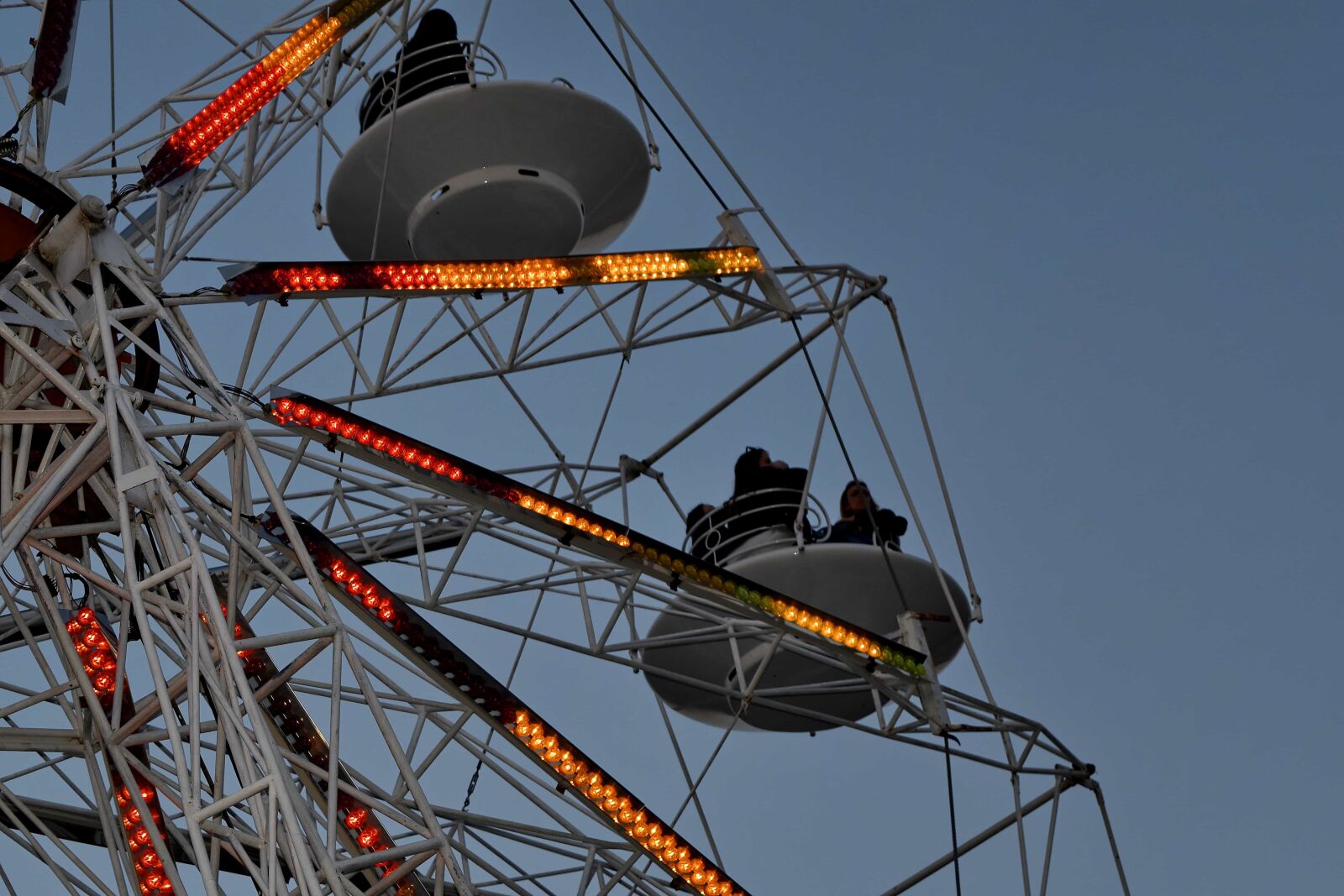 Nikon D5500 sample photo. Amusement, carousel, entertainment, high photography