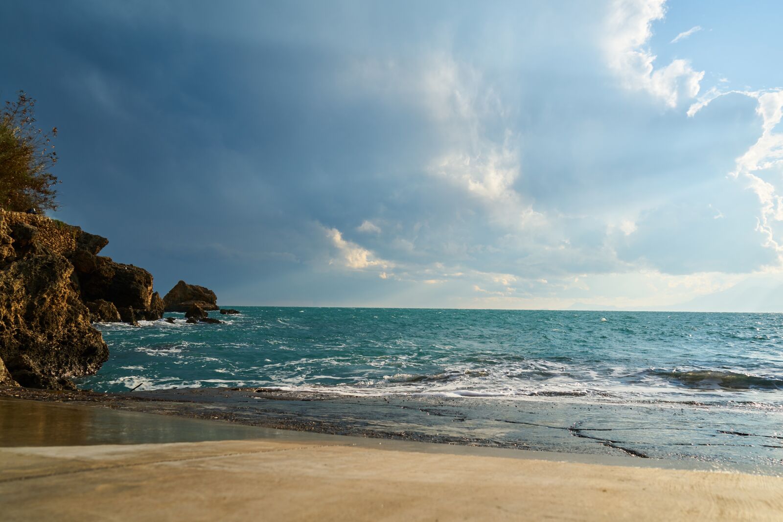 Sony a7R II sample photo. Rocks, landscape, clouds photography